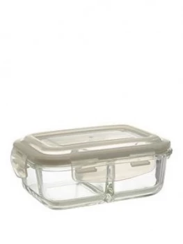 Image of Premier Housewares Freska Glass Container With 2 Compartments