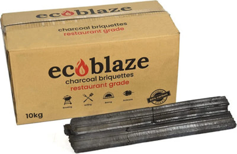 Image of Ecoblaze Charcoal Briquettes 10Kg Restaurant Grade Bbq And Grilling Charcoal