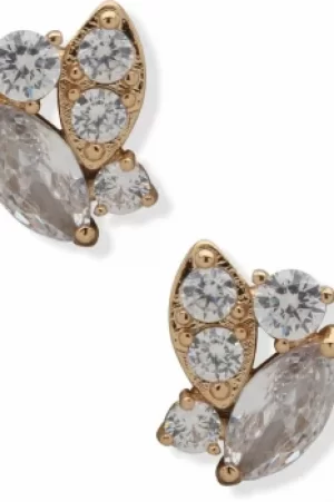 Image of PE navette Cluster Button CZ