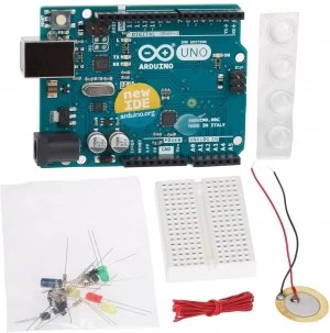 Image of Franzis Arduino Tutorial Kit - Uno Board and 20 Components