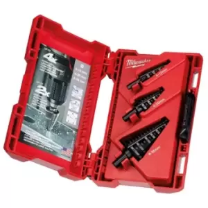 Image of Milwaukee Step Drill Set - 3 Piece - N/A