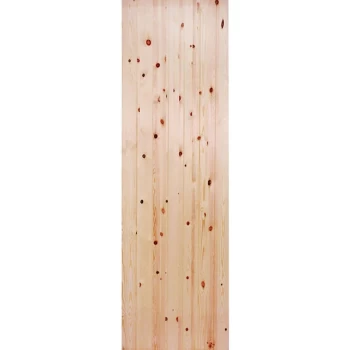 Image of LPD Ledged and Braced Unfinished Redwood External Shed Door - 1981mm x 915mm (78 inch x 36 inch) Natural Softwood LPD Doors RLB36