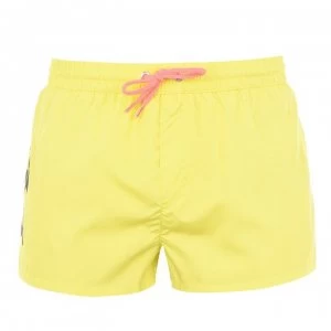 Image of Diesel Logo Swim Shorts - Yellow 5AT