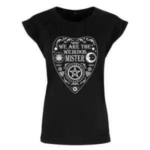 Image of Grindstore Womens/Ladies We Are The Weirdos Mister Ouija T-Shirt (3XL) (Black)
