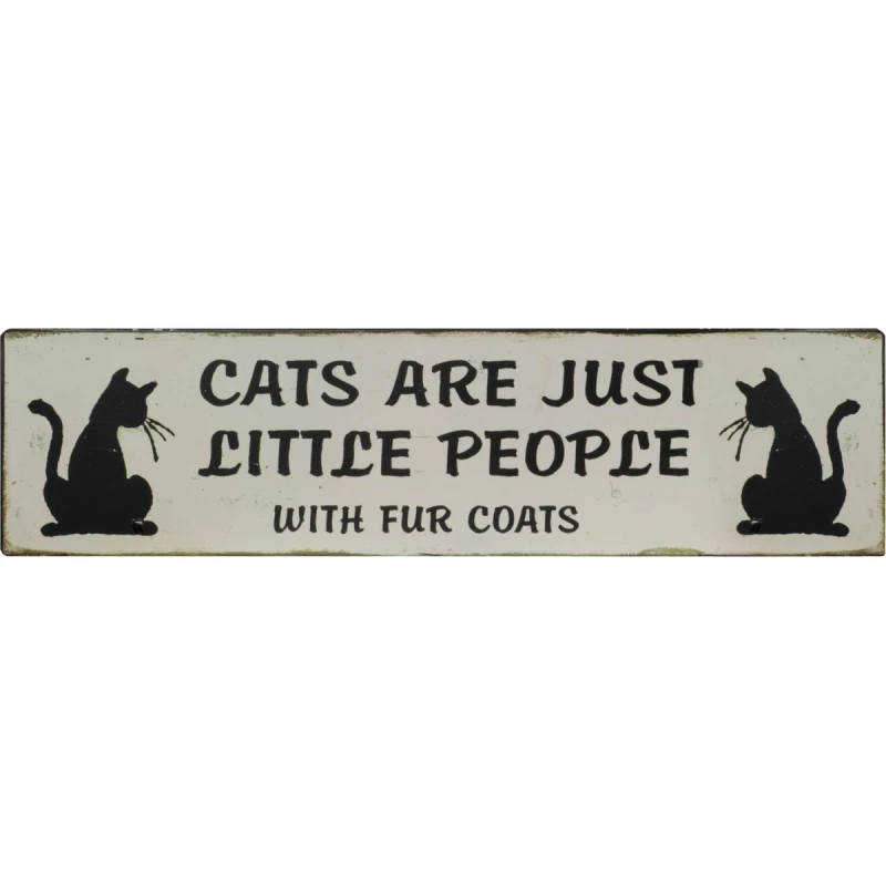 Image of Artisan Furniture Artisan Furniture Plaque - Cats Are Just Little People Plaque