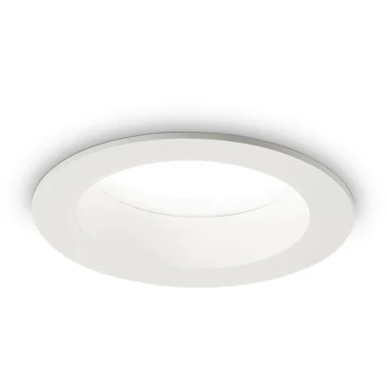 Image of Ideal Lux Lighting - Ideal Lux Basic - LED Light Recessed Spotlight White IP44