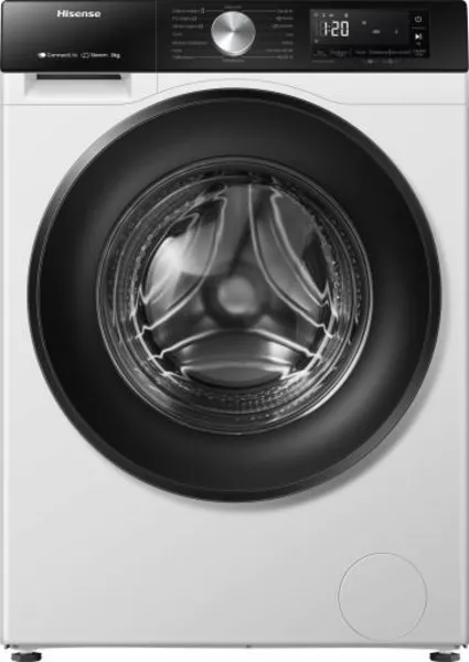 Image of Hisense 3S Series WF3S8043BW 8KG 1400RPM WiFi Connected Washing Machine