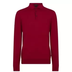 Image of Boss Dimauro Long Sleeve Top - Red