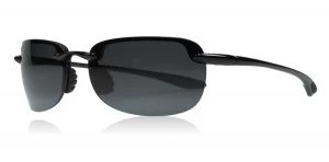 Image of Maui Jim Sandy Beach Sunglasses Gloss Black MJ40802 Polariserade 56mm