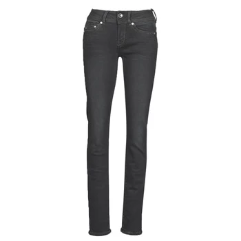 Image of G-Star Raw MIDGE MID STRAIGHT WMN womens Jeans in Grey