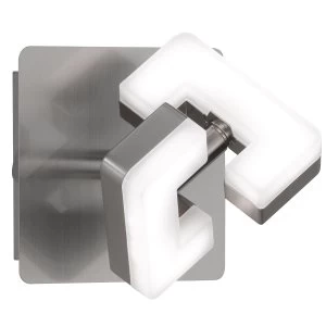 Image of Wofi Zara Wall Lamp - Nickel Matt Finish