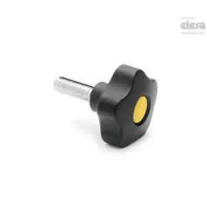 Image of ELESA Lobe knob-VCT.32 p-M6x45-C5 Blue