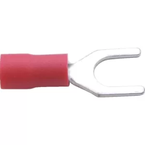 Image of 4.00MM Fork Terminal (Pk-100) Red