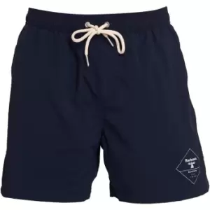 Image of Barbour Beacon Logo Swim Shorts - Blue