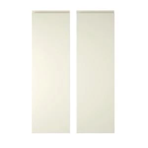 Image of Cooke Lewis Appleby High Gloss Cream Larder door W300mm Set of 2