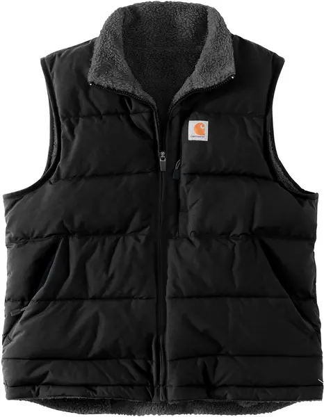 Image of Carhartt Relaxed Midweight Utility Ladies Vest, black, Size M for Women