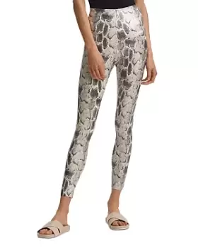 Image of Commando Faux Leather Animal Print Leggings