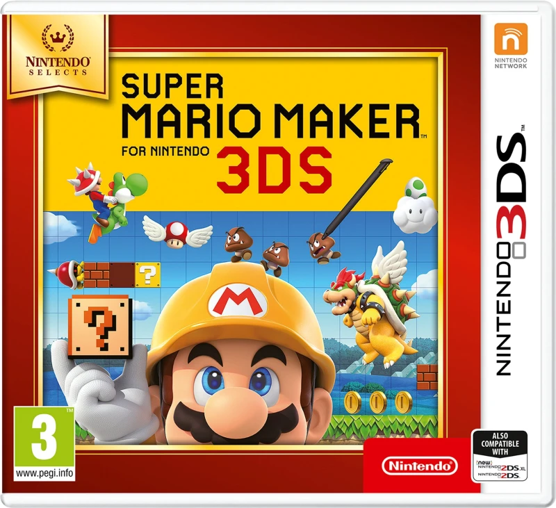 Image of Super Mario Maker (Nintendo 3Ds) (Selects) Games - Games - 3DS - Platform