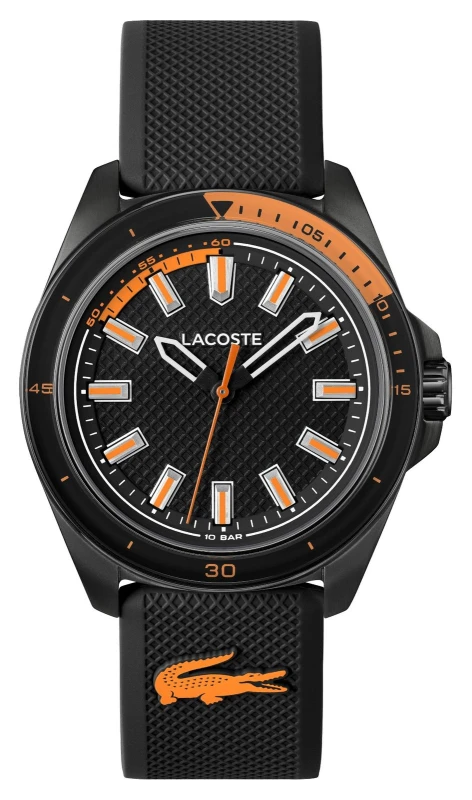 Image of Lacoste 2011495 CAPBRETON Three-Hand Quartz (43mm) Black Watch
