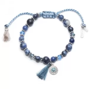 Image of Ladies Lonna And Lilly Silver Plated Power Beads Bracelet