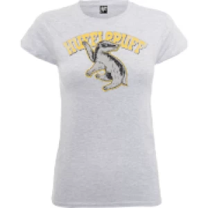 Image of Harry Potter Hufflepuff Womens Grey T-Shirt - M