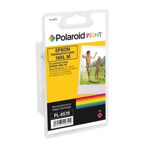 Image of Polaroid Epson 16XL Compatible Inkjet Cartridge Magenta T163340-COMP