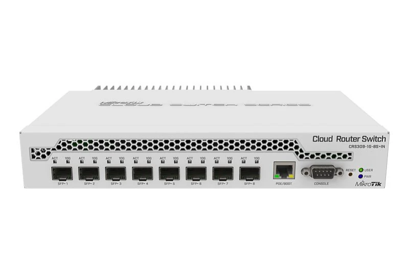 Image of Mikrotik CRS309-1G-8S+ Managed Gigabit Ethernet (10/100/1000) Power ov