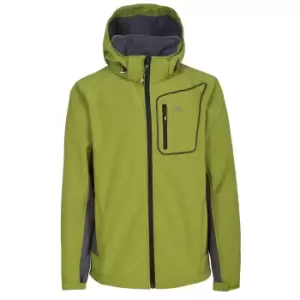 Image of Trespass Mens Strathy II Softshell Jacket (XXS) (Cedar Green)