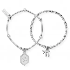 Image of Childrens Set of 2 Spiritual Bracelet CSBSET910674