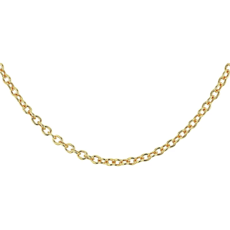 Image of Be You Sterling Silver Gold Plater Belcher Chain Gold female 24inch