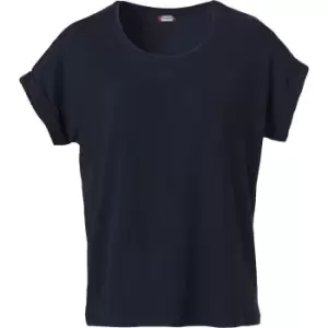 Image of Clique Womens/Ladies Katy Loose Fit T-Shirt (S) (Dark Navy)