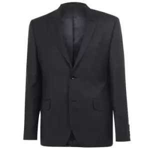 Image of Howick Tailored Darby Birdseye Slim Fit Suit Jacket - Grey