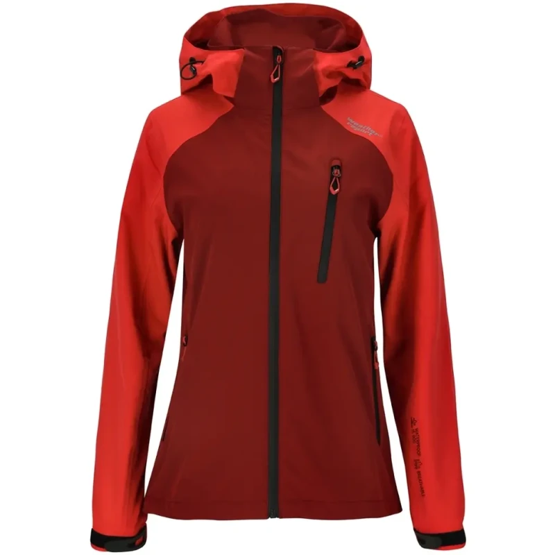 Image of Weather Report Womens waterproof jacket Weather Report Camelia Rouge Female 48