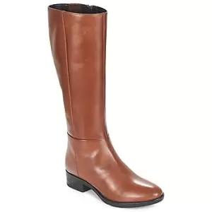 Image of Geox D FELICITY womens High Boots in Brown,2.5