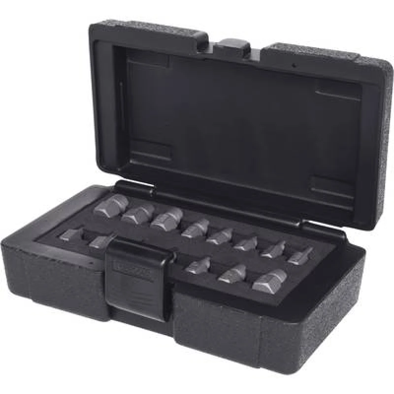 Image of KS TOOLS 150.1385 Bolt Extractor Set Spanner Size: 13mm Tool Steel Bolt Extractor Set (6821)