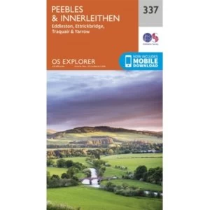 Image of Peebles and Innerleithen by Ordnance Survey (Sheet map, folded, 2015)