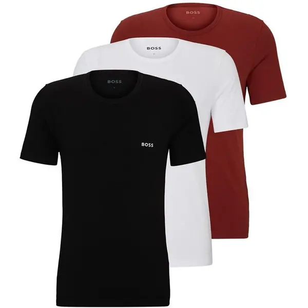 Image of Boss 3 Pack Classic T-Shirt - Red M