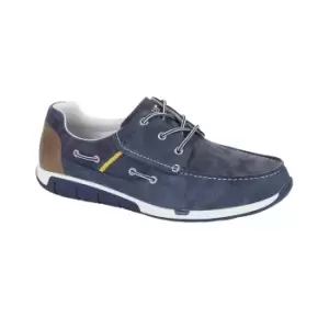 Image of R21 Mens Boat Shoes (6 UK) (Navy)