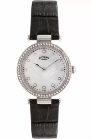 Image of Ladies Rotary Exclusive Necklace Gift Set Watch LS00511/41/SET