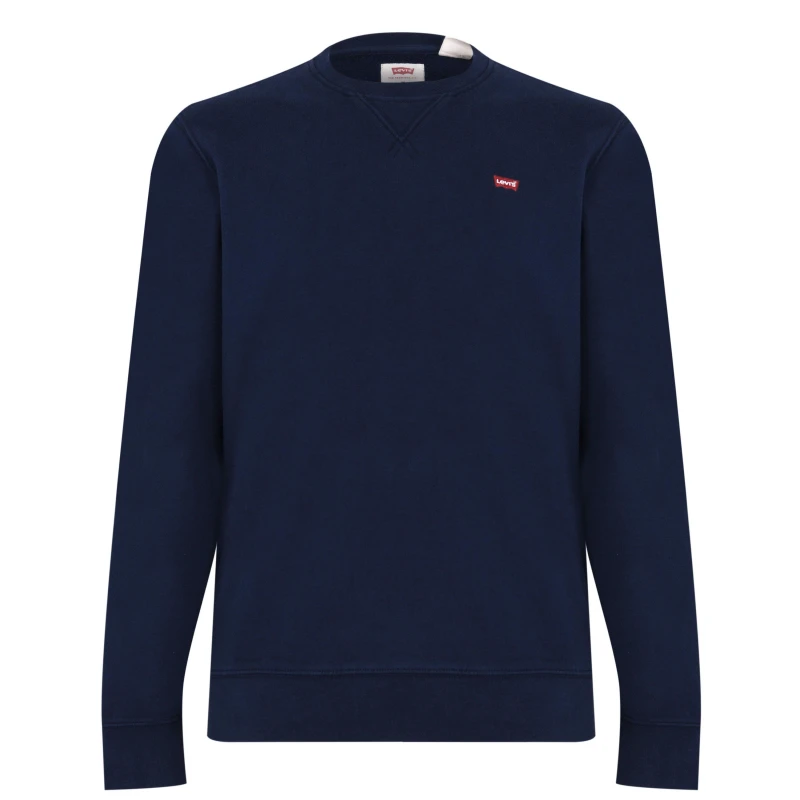 Image of Levis Levis Housemark Classic Crew Sweat Navy - Levis - Size: XL Navy Male XL LE25304