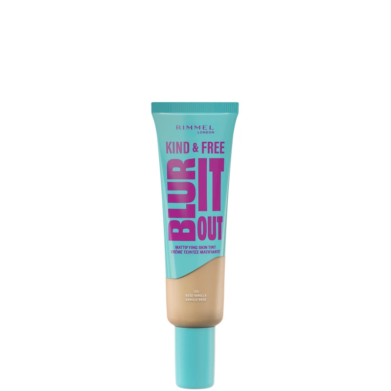 Image of Rimmel London Kind & Free BLUR IT OUT Mattifying Skin Tint 30ml (Various Shades) - 150 Rose Vanilla