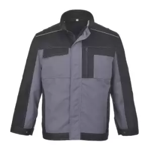 Image of Portwest Mens Texo 300 Hamburg Work Jacket Graphite S