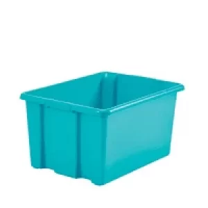 Image of Stack And Store 14 Litres Small Teal Storage Box S01S809