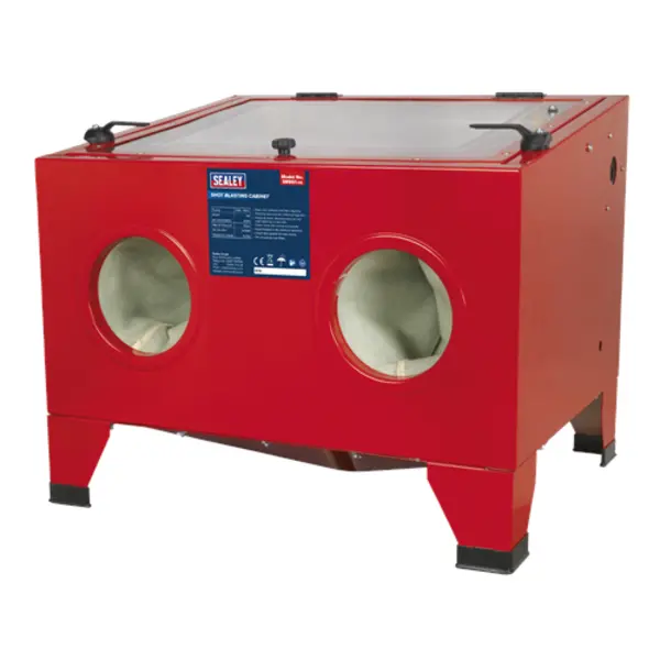 Image of Sealey Shot Blast Cabinet with Gun 640 x 490 x 490mm