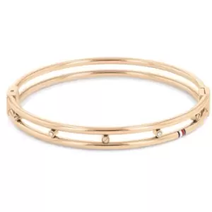 Image of Ladies Tommy Hilfiger Jewellery Hardware Bangle