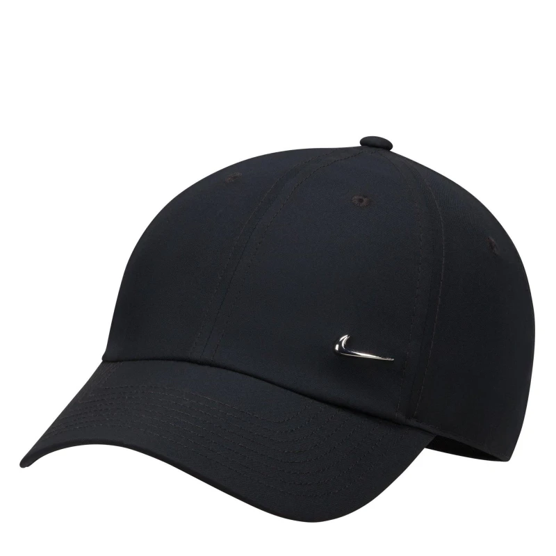 Image of Nike Metal Swoosh Cap Black male One Size