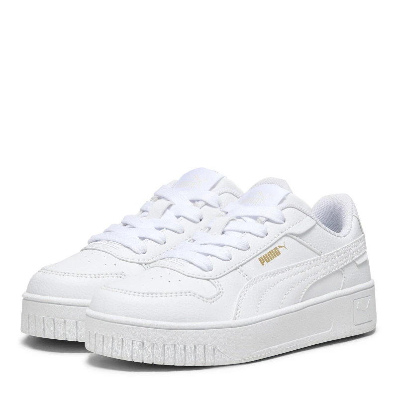 Image of PUMA white carina street Girls Junior trainers White UK 11 (EU 29)