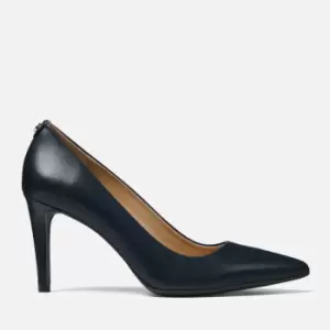 Image of Michael Kors Womens Dorothy Flex Leather Court Shoes - Black - UK 6