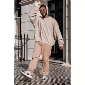 Image of I Saw It First Stone Boxy Oversized Jumper - Brown