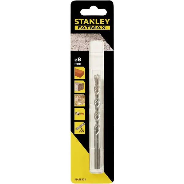 Image of Stanley Fatmax Masonry Drill Bit 8 x 120mm - STA58508-QZ